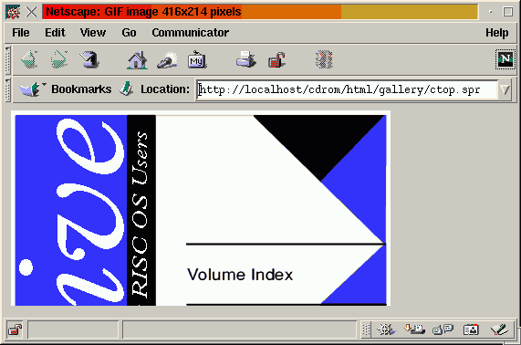 [Netscape screen shot]