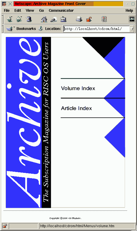 [Netscape screen shot]